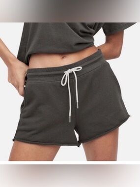 Mate the Label Organic Terry Lounge Shorts Charcoal XS